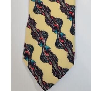 Jerry Garcia Tie Silk Parrots & Frogs Collection Five Vintage Menswear Timeless